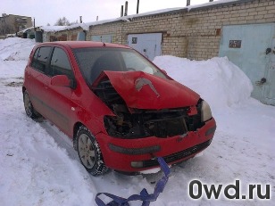 Битый автомобиль Hyundai Getz